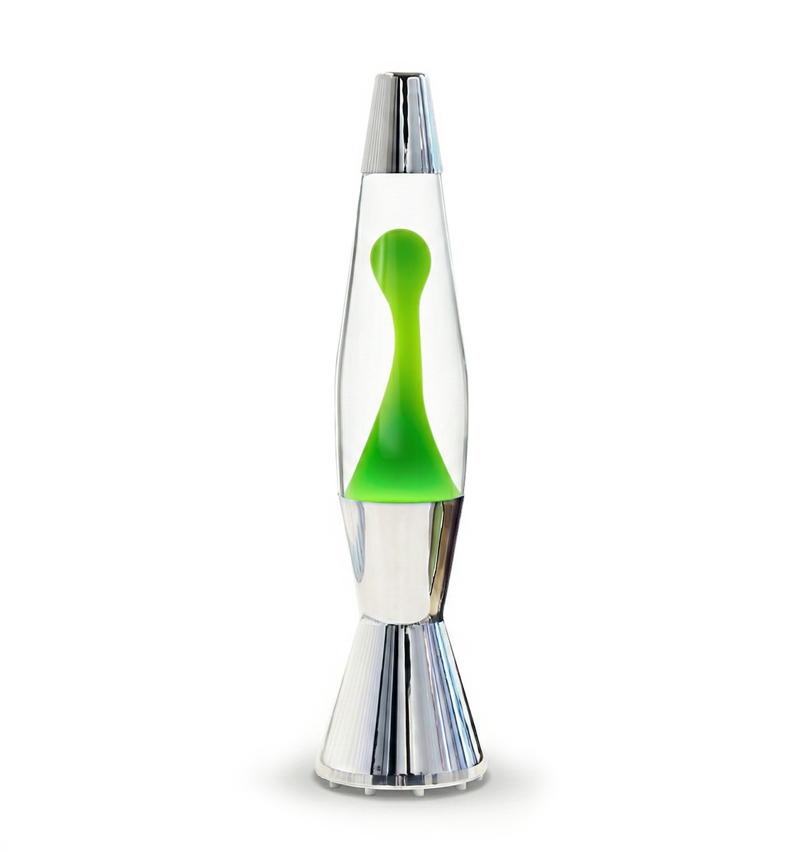 Lampe à lave Mathmos Astrobaby avec liquide transparent et cire verte, lampe à lave décorative élégante pour la maison ou comme cadeau