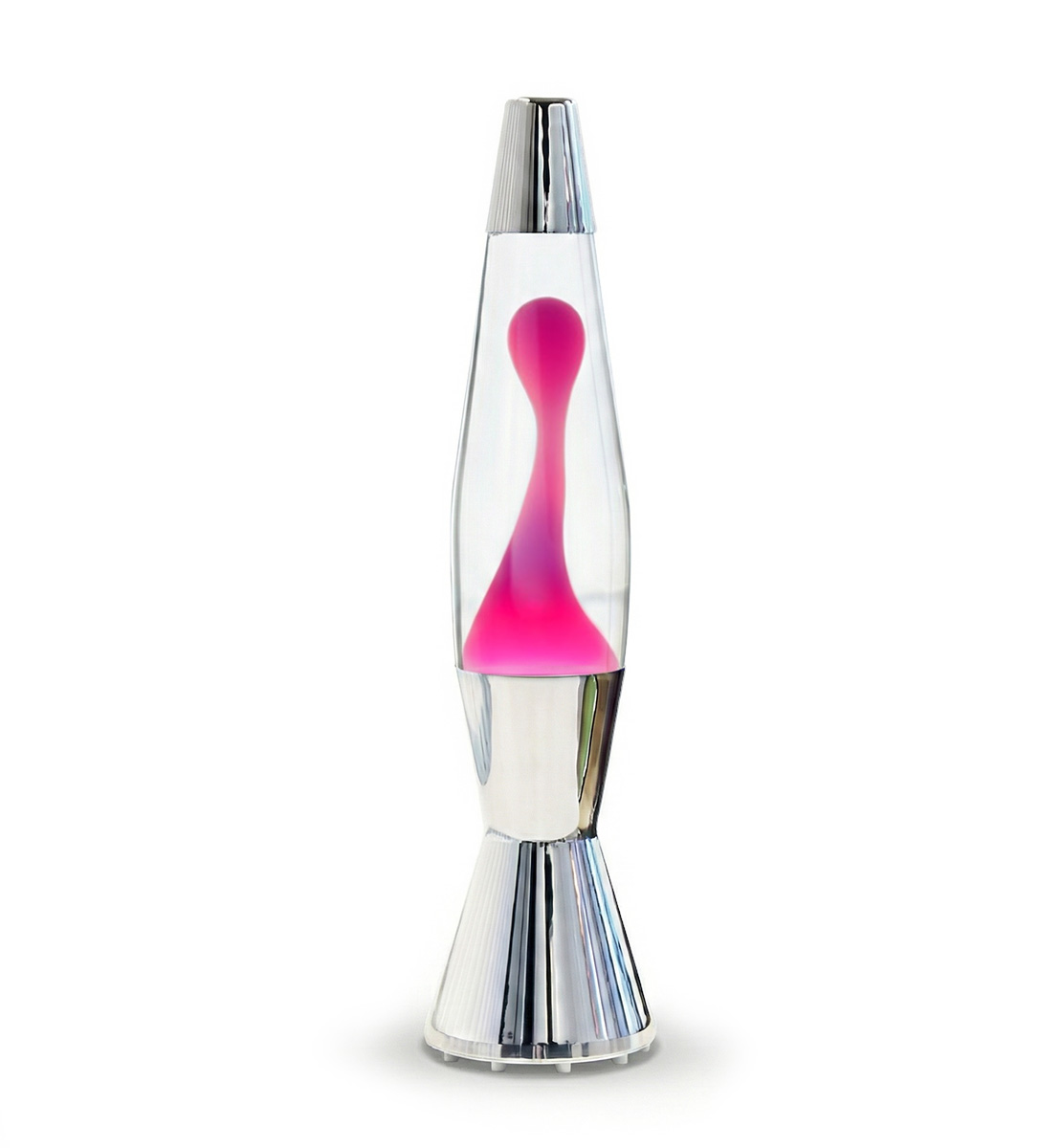 Lampe à lave Mathmos Astrobaby avec liquide transparent et cire rose, lampe à lave décorative moderne pour la maison ou comme cadeau