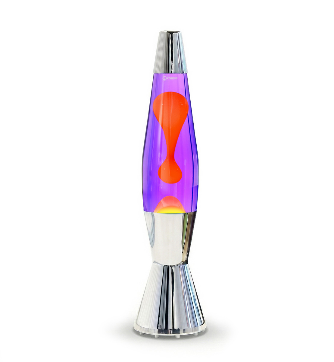 Lampe à lave Mathmos Astrobaby avec liquide violet et cire orange, lampe à lave de bureau compacte pour la maison ou le bureau