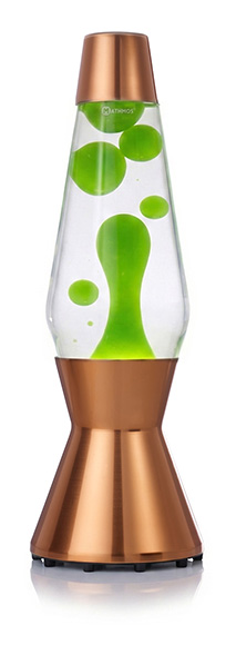 Varinė lavos lempa Mathmos Astro su žalia lava