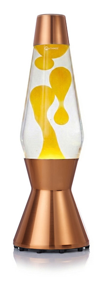 Varinė lavos lempa Mathmos Astro su geltona lava